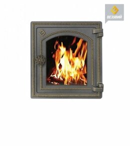 Дверка печная Везувий ДТ-4С (бронза)